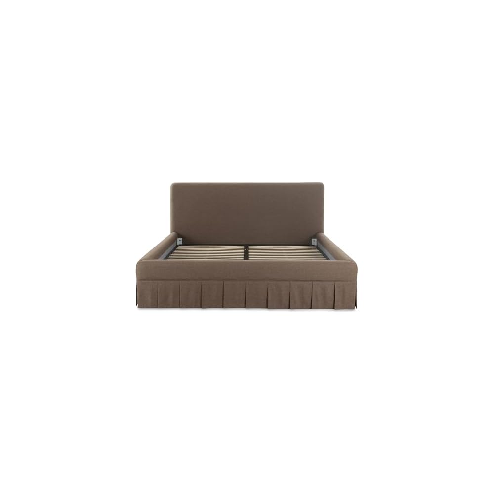 Moe's Home Collection Maren King Bed Brown Fabric Beds