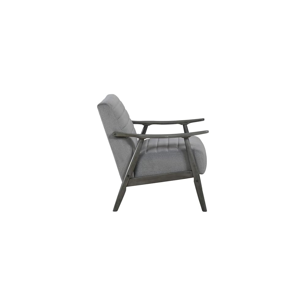 Lexicon Teague Velvet Accent Chair, Gray
