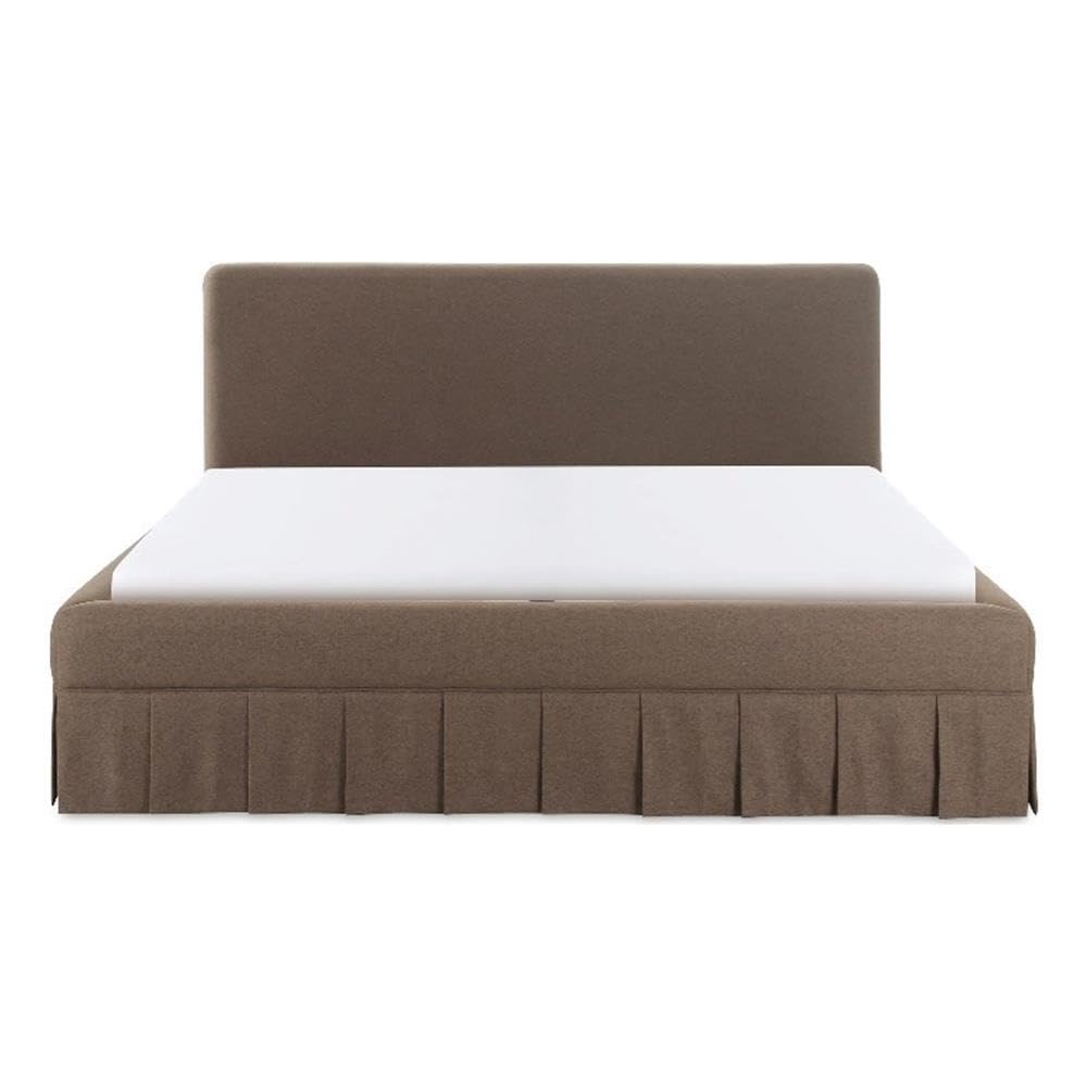 Moe's Home Collection Maren King Bed Brown Fabric Beds