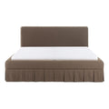 Moe's Home Collection Maren King Bed Brown Fabric Beds